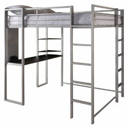 Columbia Twin Over Twin Storage Bunk Bed in White