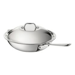 All-Clad d5 6 Piece Cookware Set in Brushed Stainless Steel