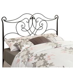 Byanca Queen Upholstered Panel Bed in Brown