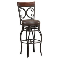 Briarwood Adjustable Barstool in Cappuccino         (Set of 2)