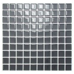 Mosaik Ceramic Tile in Blanco (Set of 6)