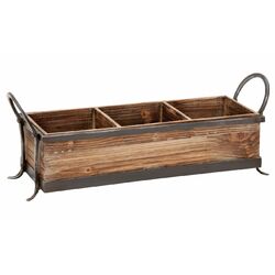 Whiton Wood Top Kitchen Cart in Cherry