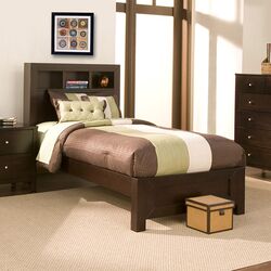 West Haven Sleigh Bed in Cappuccino