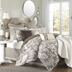 Eternity 3 Piece Duvet Cover Set in White