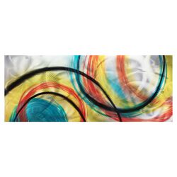 Colorful Reflections Horizontal Canvas Art by Amy Vangsgard