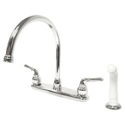 Brady Kitchen Faucet Set in Stainless Steel