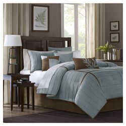 Quebec 3 Piece Coverlet Set in Seafoam