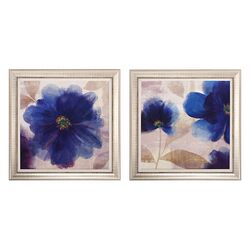 Muddied Floral March 3 Panel Canvas Art