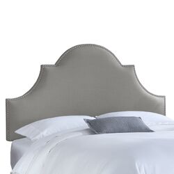 Emma Upholstered Panel Bed in Parchment