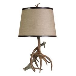 Antler Table Lamp in Beige