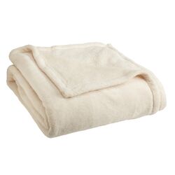 Oh So Soft Blanket in Cream