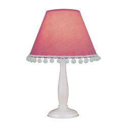 Pompom Table Lamp in Pink