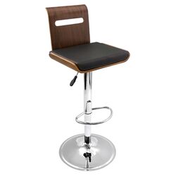Pino Adjustable Barstool in Brown