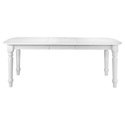 Rectangle Dining Table in Linen White