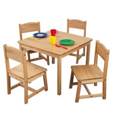 Farmhouse Kids 5 Piece Table & Chair Set