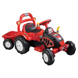 Farm 'N Fun Tractor & Trailer in Red