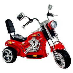 Rocking Chopper Motorcycle in Red