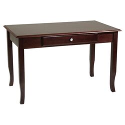 Victoria Three Drawer Writing Desk in Burnished Green