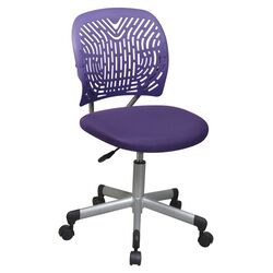 Fillmore High Back Office Chair in Cappuccino with Arms