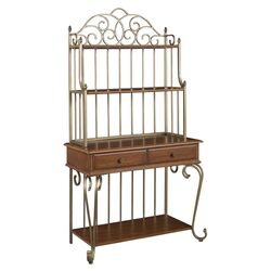 St. Ives Storage Baker's Rack in Cinnamon Cherry