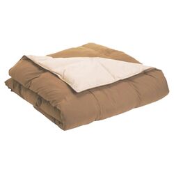 Reversible Comforter in Taupe & Beige
