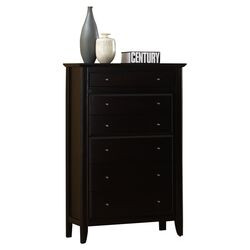 City II 6 Drawer Chest in Mahoghany