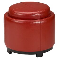 Chelsea Ottoman in Red