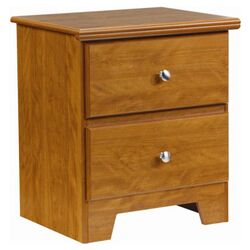Columbia 2 Drawer Nightstand in Maple