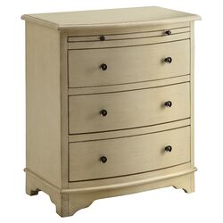 3 Drawer Accent Chest in Ivory
