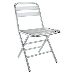 Folderia Stacking Aluminum Side Chair