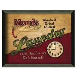 Linda Spivey Mom's Laundry Framed Wall Art