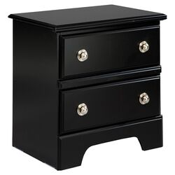 Carson Standard 2 Drawer Nightstand in Brown