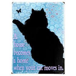 Cat Moves In Sign