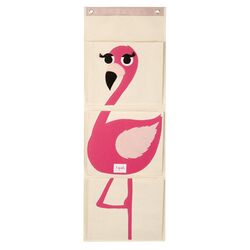 Flamingo Wall Toy Organizer in Beige