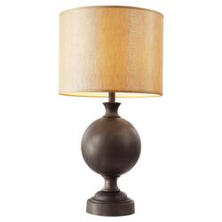 Cannon Ball Table Lamp in Bronze