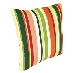 Comstock Stripe Accent Pillow in Mango