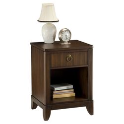 Paris 1 Drawer Nightstand in Mahogany