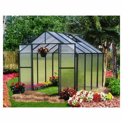 Polycarbonate Commercial Greenhouse in Black
