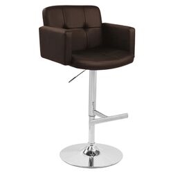 Stout Adjustable Barstool in Brown