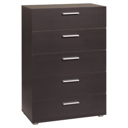 Austin 5 Drawer Chest in Coffee