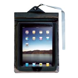 Waterproof iPad Pouch in Charcoal