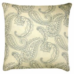 Huntington Embroidered Pillow in Ivory