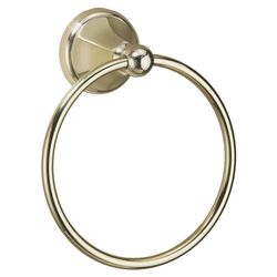 Monterey Towel Ring in Brushed Brass