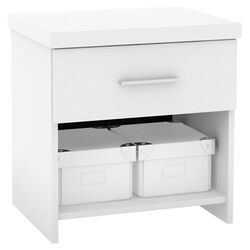 Willow Nightstand in Frost White