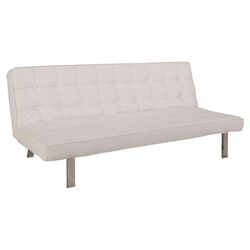 Vegas Covertible Sleeper Sofa in White
