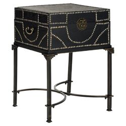 Anthony Side Table in Dark Brown
