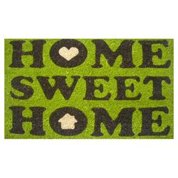 Home Sweet Home Doormat in Green