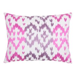 Ikat Orchid Pillow in Pink & Purple