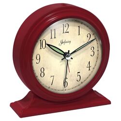 Boutique Alarm Clock in Red