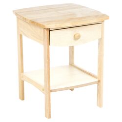 Basics 1 Drawer Nightstand in Natural